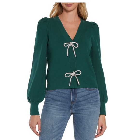 NWT Express viral bow 🎀 cardigan - Picture 9 of 10